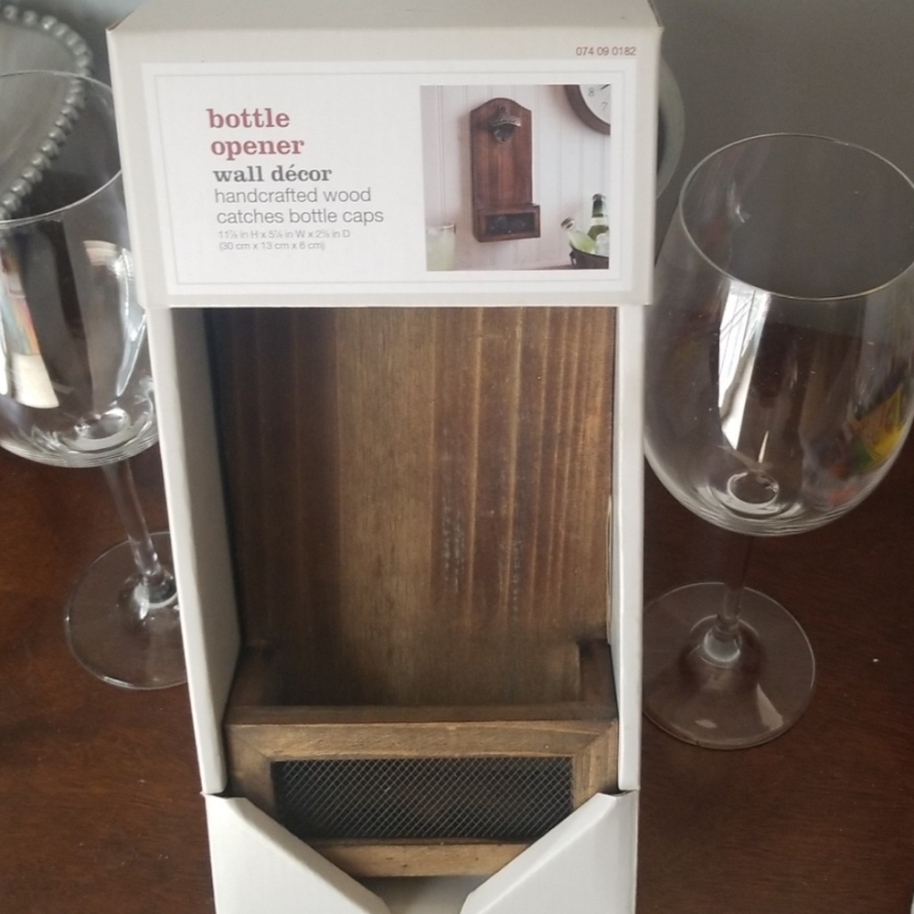 Bottle opener + cap collector